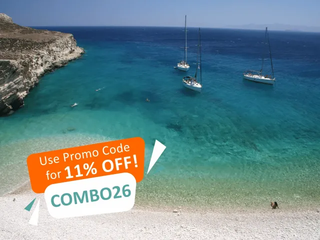 Combo Cruise to Rhenia & Guided Tour of Delos